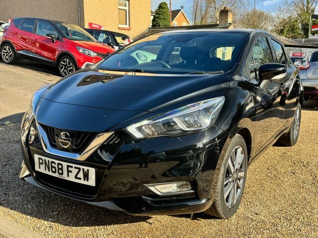 Nissan Micra 1.0 Ig Acenta Hatchback Euro 6 Black #4
