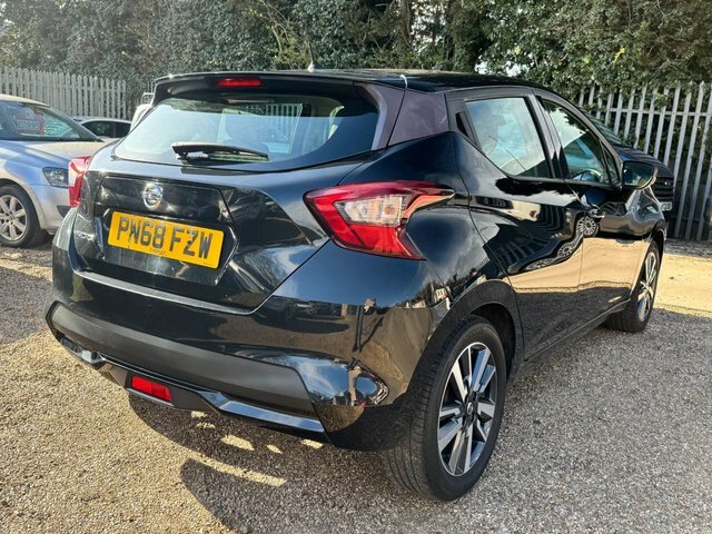 Nissan Micra 1.0 Ig Acenta Hatchback Euro 6 Black #2