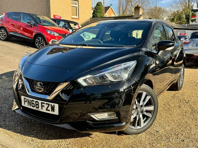 Nissan Micra 1.0 Ig Acenta Hatchback Euro 6 Black #3