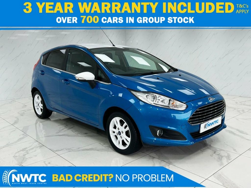 Ford Fiesta 1L Zetec Blue Edition GH16JFU Blue