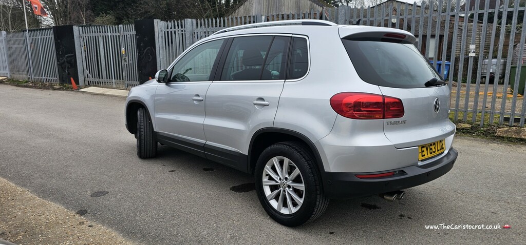 Volkswagen Tiguan Suv 2.0 Tdi Bluemotion Tech Se 4Motion 2013 EY63LGE Silver #5