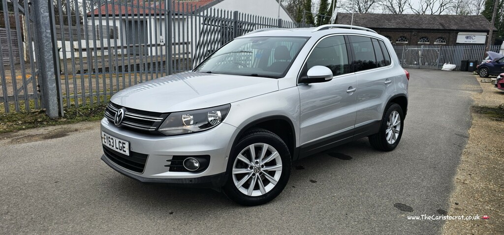 Volkswagen Tiguan Suv 2.0 Tdi Bluemotion Tech Se 4Motion 2013 EY63LGE Silver #6