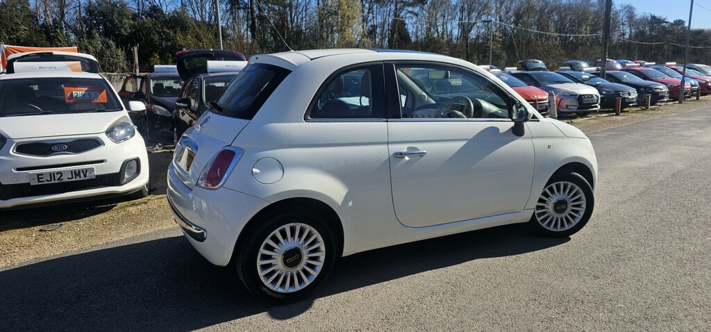 Fiat 500 Hatchback 1.2 Lounge 2010 White #3