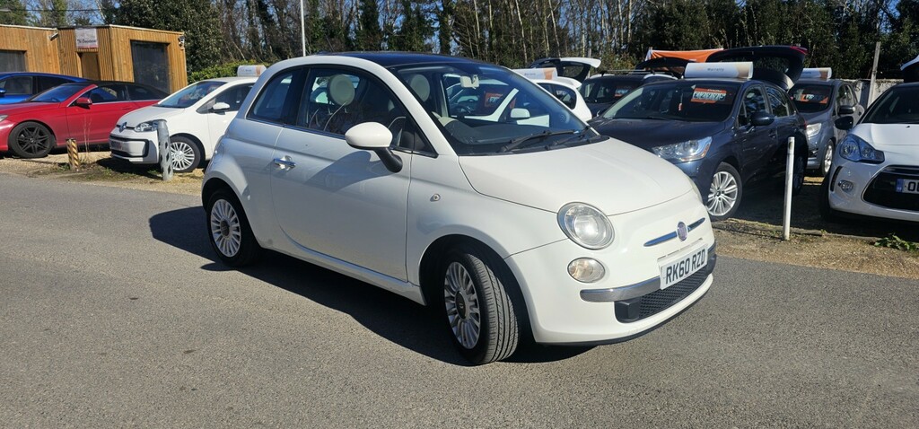 Fiat 500 Hatchback 1.2 Lounge 2010 White #2