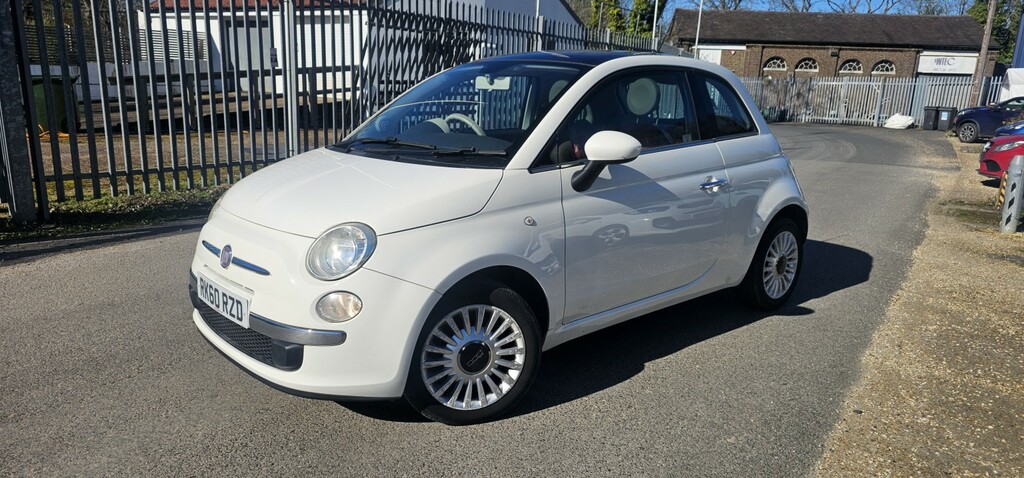 Fiat 500 Hatchback 1.2 Lounge 2010 White #6