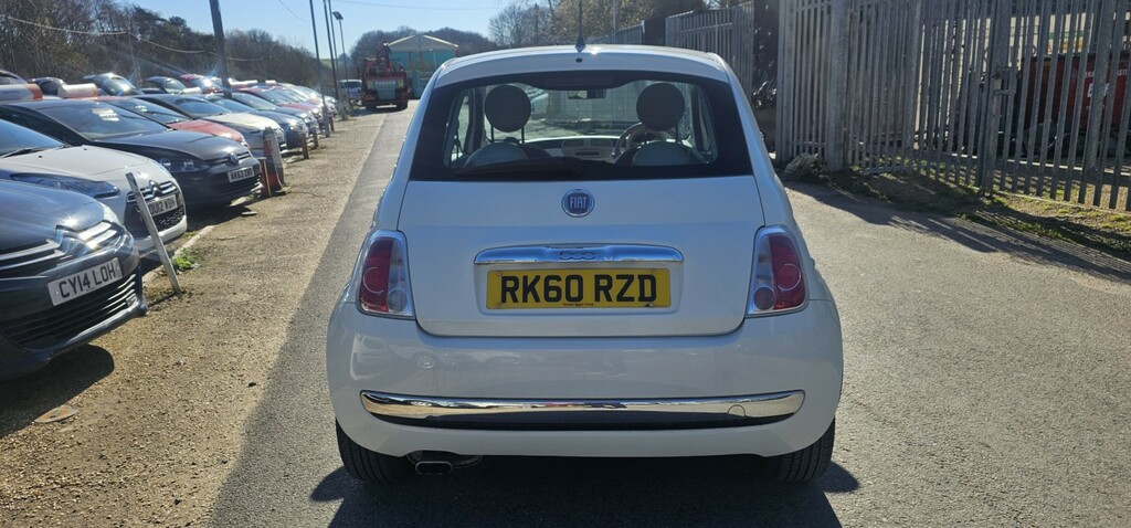 Fiat 500 Hatchback 1.2 Lounge 2010 White #4