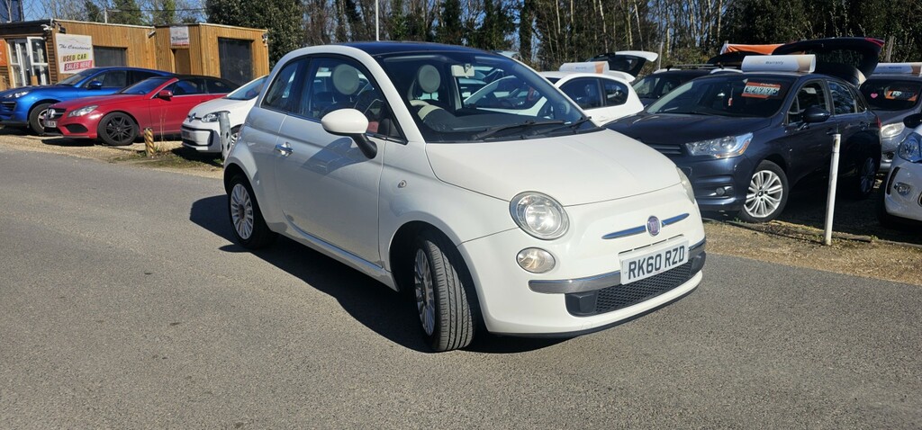 Fiat 500 Hatchback 1.2 Lounge 2010 White