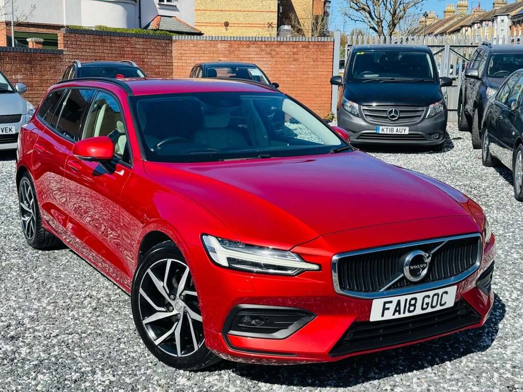 Volvo V60 2.0 D4 Momentum Pro Euro 6 Ss FA18GOC Red #2