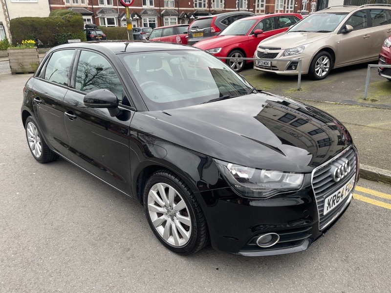 Audi A1 Sportback Tdi Sport KR64FUJ Black #2