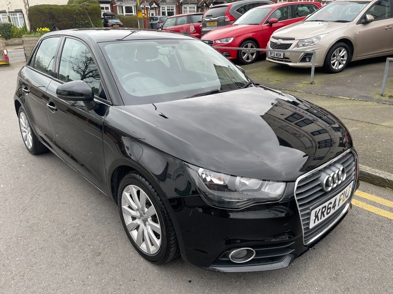 Audi A1 Sportback Tdi Sport KR64FUJ Black #3