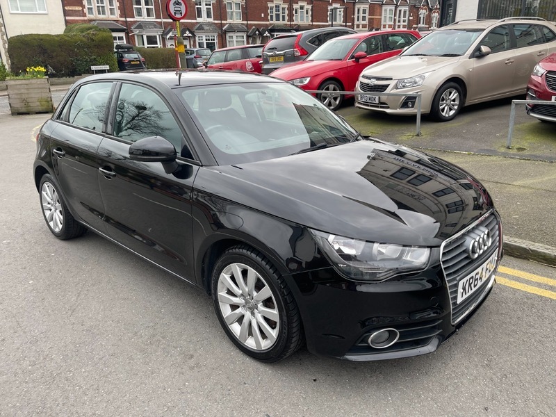 Audi A1 Sportback Tdi Sport KR64FUJ Black #5