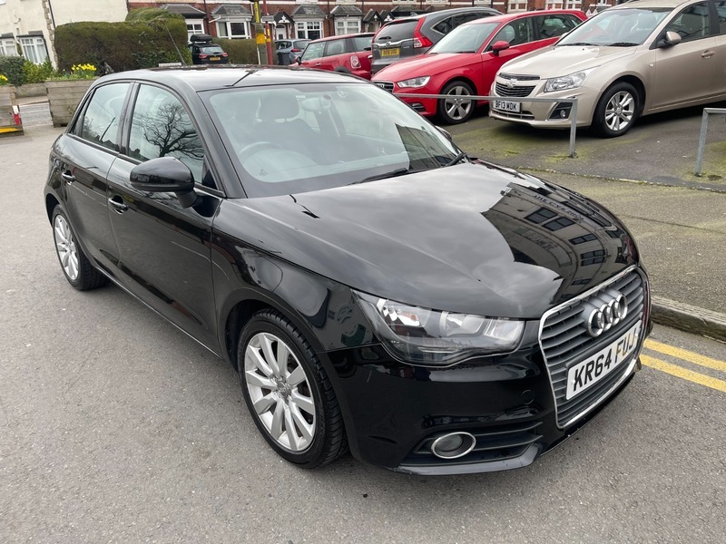 Audi A1 Sportback Tdi Sport KR64FUJ Black #6