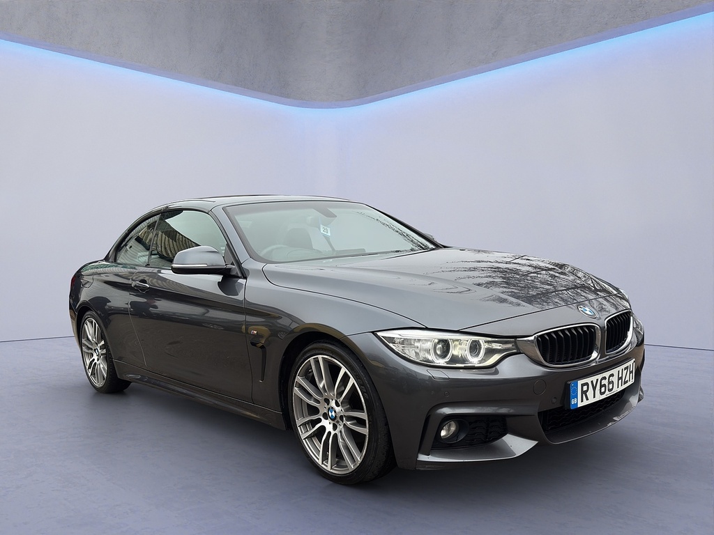 BMW 4 Series 420D M Sport RY66HZH Grey #3