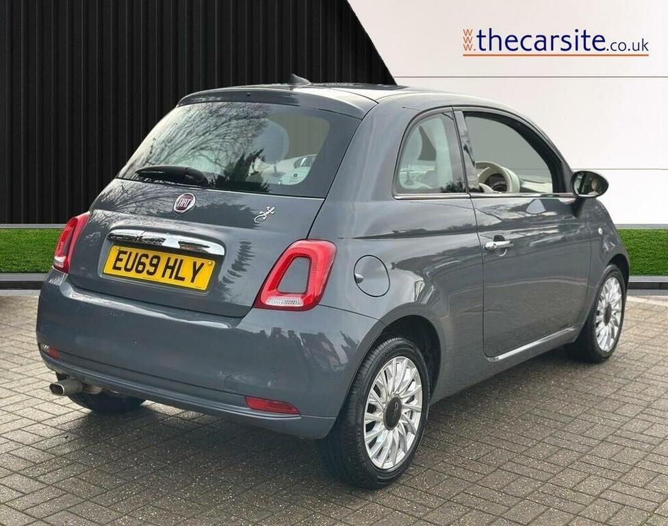 Fiat 500 Hatchback 1.2 Lounge Dualogic Euro 6 Ss 20 EU69HLY Grey #6