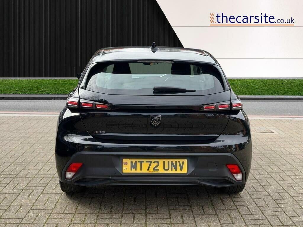 Peugeot 308 Hatchback 1.2 Puretech Active Premium Eat Euro 6 MT72UNV Black #3