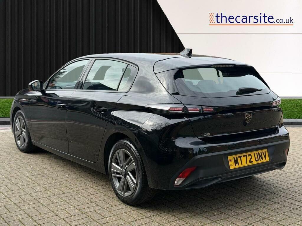 Peugeot 308 Hatchback 1.2 Puretech Active Premium Eat Euro 6 MT72UNV Black #2