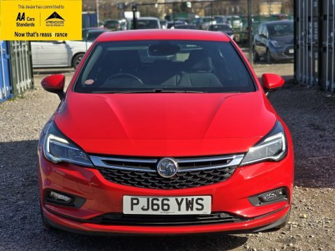 Vauxhall Astra 1.4I Turbo Sri PJ66YWS Red #2