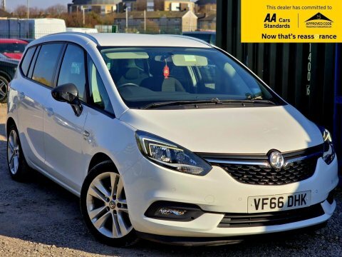 Vauxhall Zafira 1.4I Turbo Sri White