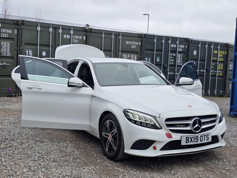 Mercedes-Benz C Class 1.5 C200 Mhev BX19OTS White #6