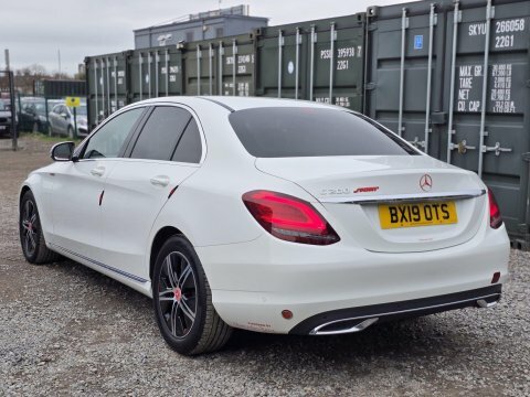 Mercedes-Benz C Class 1.5 C200 Mhev BX19OTS White #4