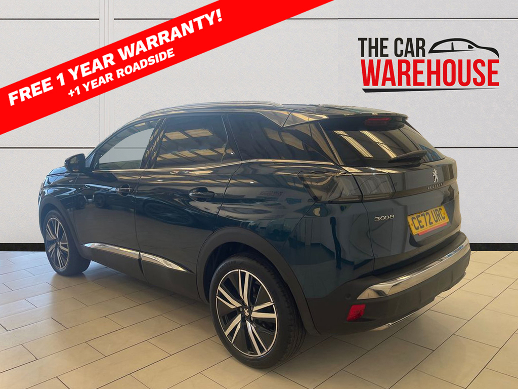 Peugeot 3008 1.5 Bluehdi Gt Premium Suv Eat Euro 6 Ss CE72URC Blue #2