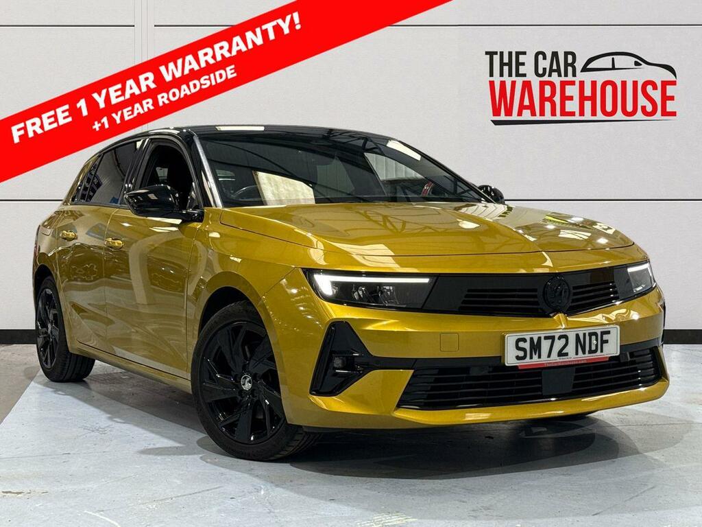 Vauxhall Astra 1.5 Turbo D Gs Line Yellow