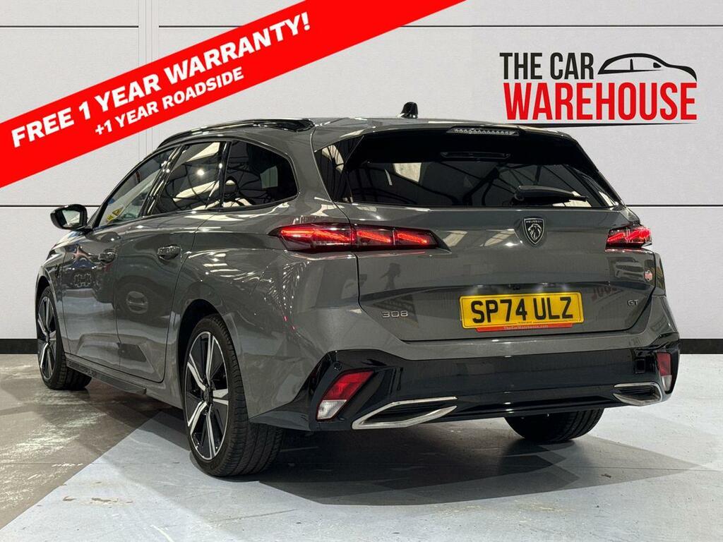 Peugeot 308 1.5 Bluehdi Gt Eat8 SP74ULZ Grey #2