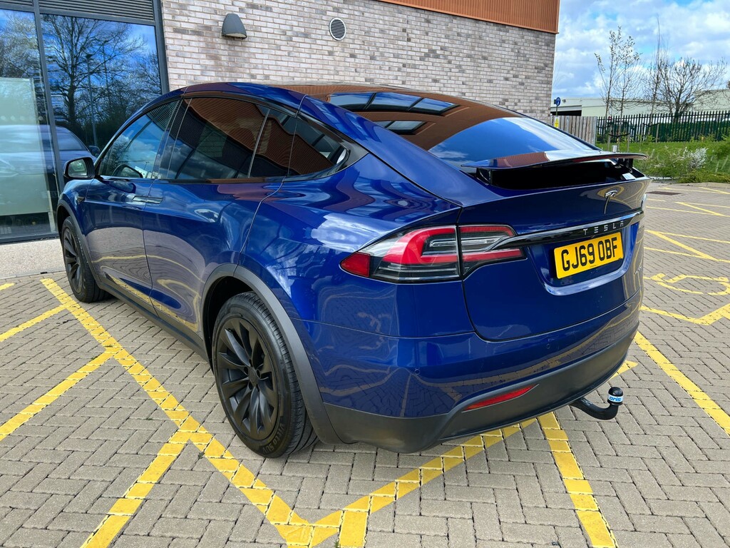 Tesla Model X Dual Motor Long Range Suv 4Wde GJ69OBF Blue #4