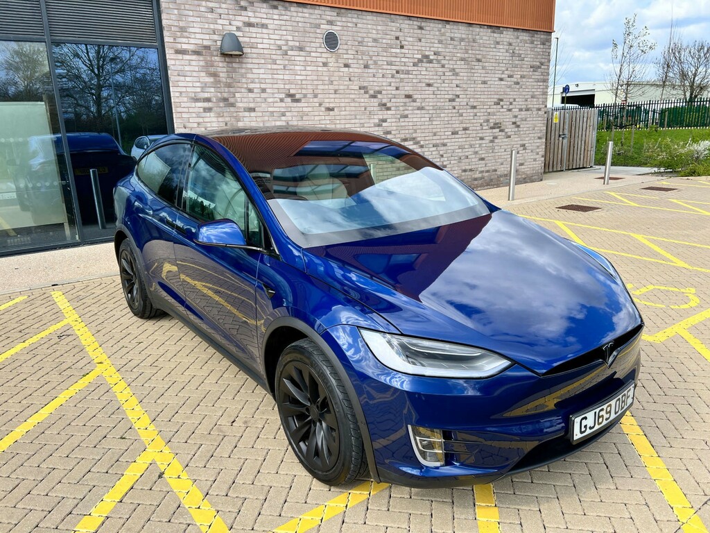 Tesla Model X Dual Motor Long Range Suv 4Wde GJ69OBF Blue #3