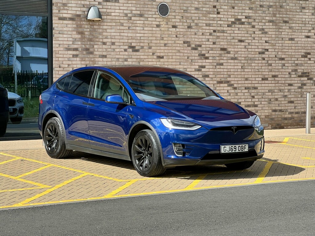Tesla Model X Dual Motor Long Range Suv 4Wde GJ69OBF Blue #6