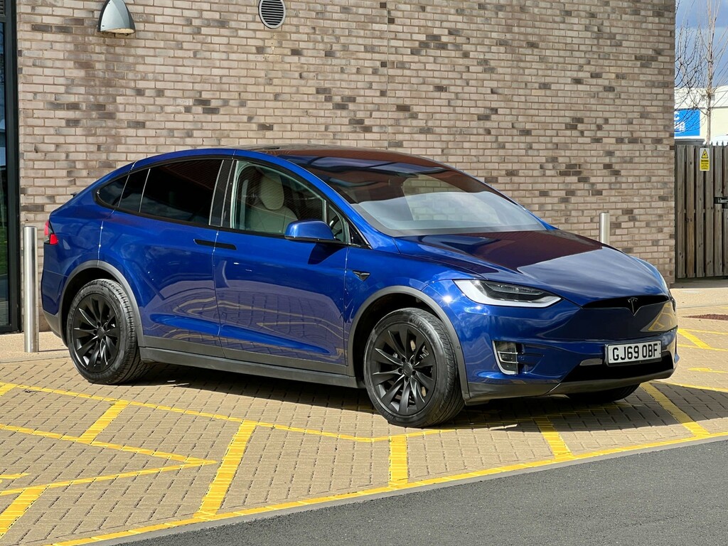 Tesla Model X Dual Motor Long Range Suv 4Wde GJ69OBF Blue #2