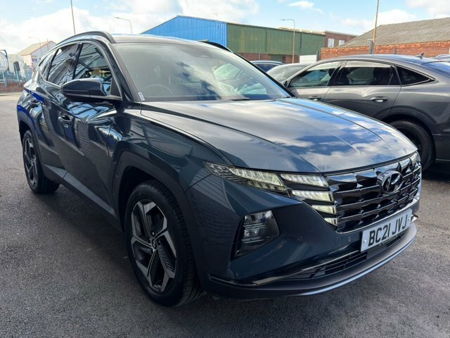 Hyundai Tucson 2021 1.6 H T-gdi 13.8Kwh Premium Suv Pl BC21JVJ Blue #2