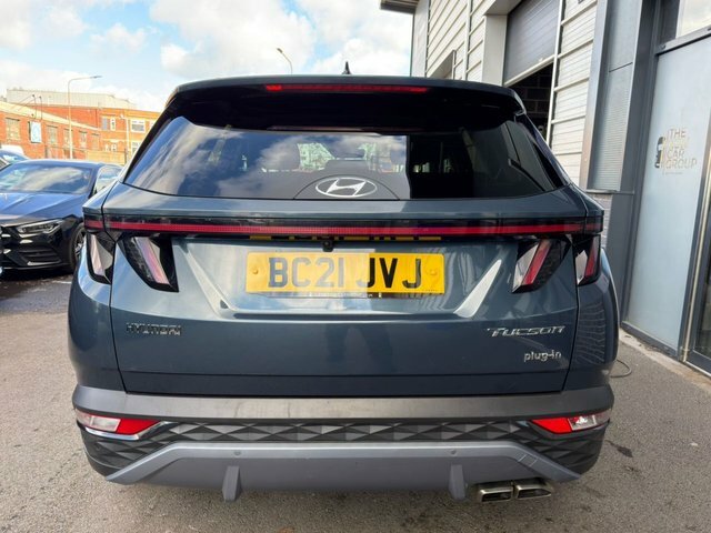 Hyundai Tucson 2021 1.6 H T-gdi 13.8Kwh Premium Suv Pl BC21JVJ Blue #4