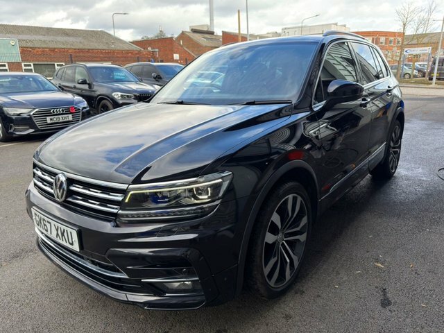 Volkswagen Tiguan 2017 2.0 Tdi R-line Suv Dsg Euro 6 Ss GK67XKU Black #4