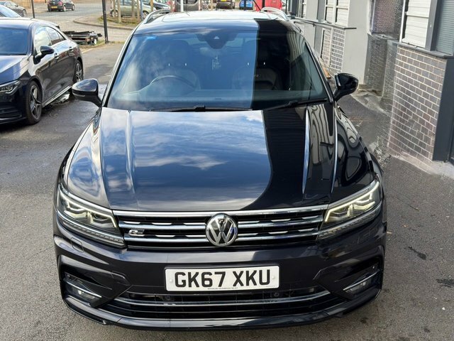 Volkswagen Tiguan 2017 2.0 Tdi R-line Suv Dsg Euro 6 Ss GK67XKU Black #3