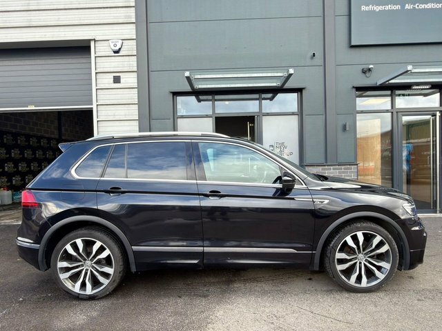 Volkswagen Tiguan 2017 2.0 Tdi R-line Suv Dsg Euro 6 Ss GK67XKU Black #6