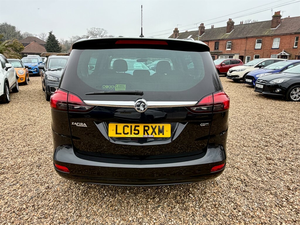 Vauxhall Zafira Tourer 2.0 L Sri Cdti Black #6