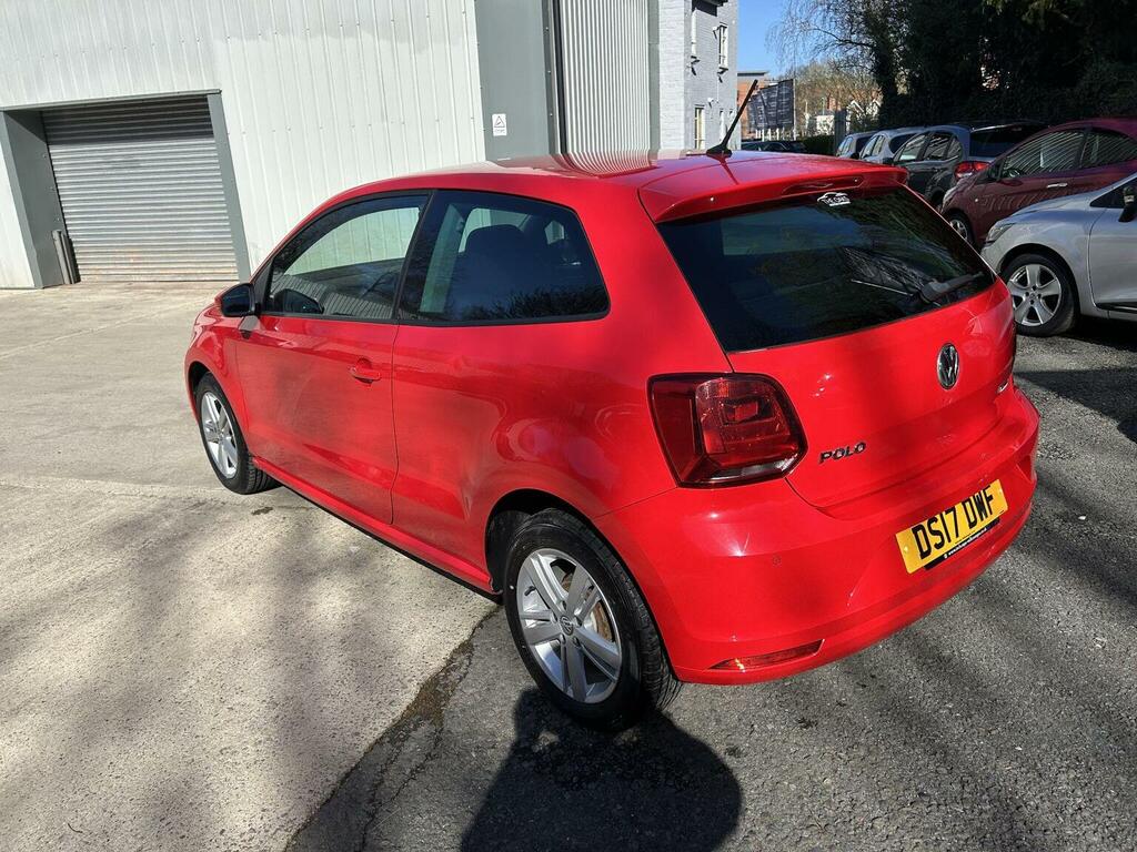 Volkswagen Polo Hatchback 1.0 Bluemotion Tech Match Edition Euro 6 DS17DWF Red #4
