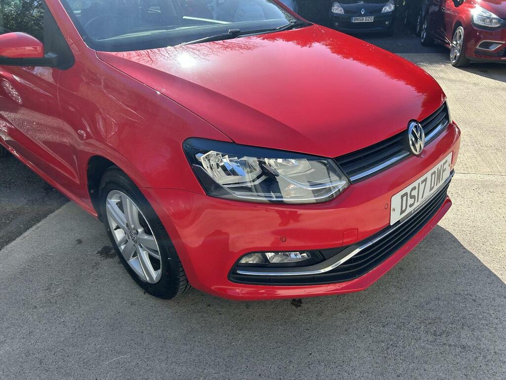 Volkswagen Polo Hatchback 1.0 Bluemotion Tech Match Edition Euro 6 DS17DWF Red #5