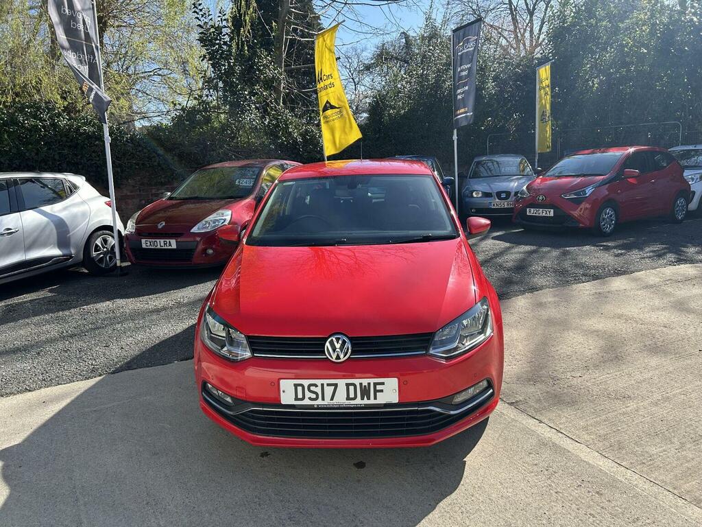 Volkswagen Polo Hatchback 1.0 Bluemotion Tech Match Edition Euro 6 DS17DWF Red #2