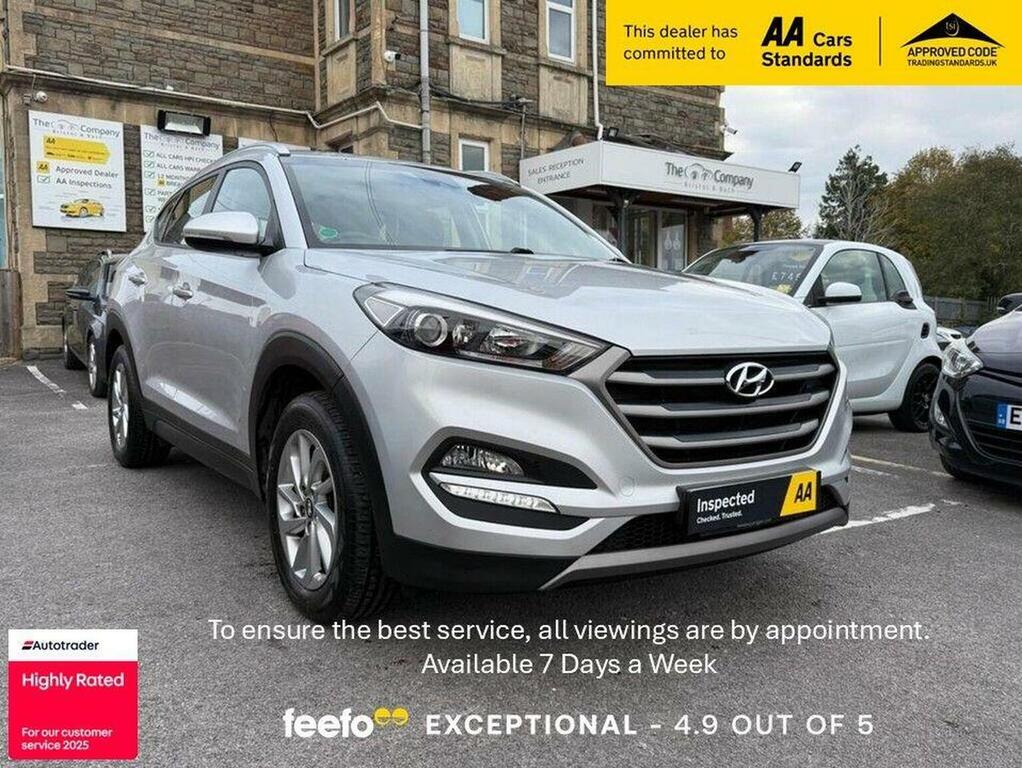 Hyundai Tucson Suv 1.7 Crdi Blue Drive Se Euro 6 Ss 2015 Silver
