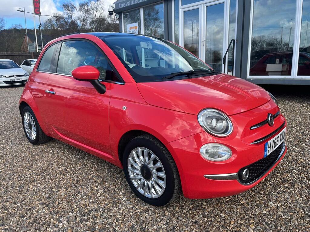 Fiat 500 Hatchback 1.2 Lounge Euro 6 Ss 201666 Pink