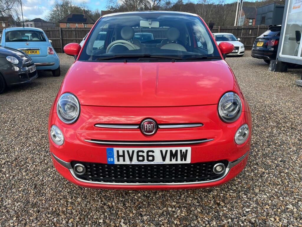 Fiat 500 Hatchback 1.2 Lounge Euro 6 Ss 201666 HV66VMW Pink #2