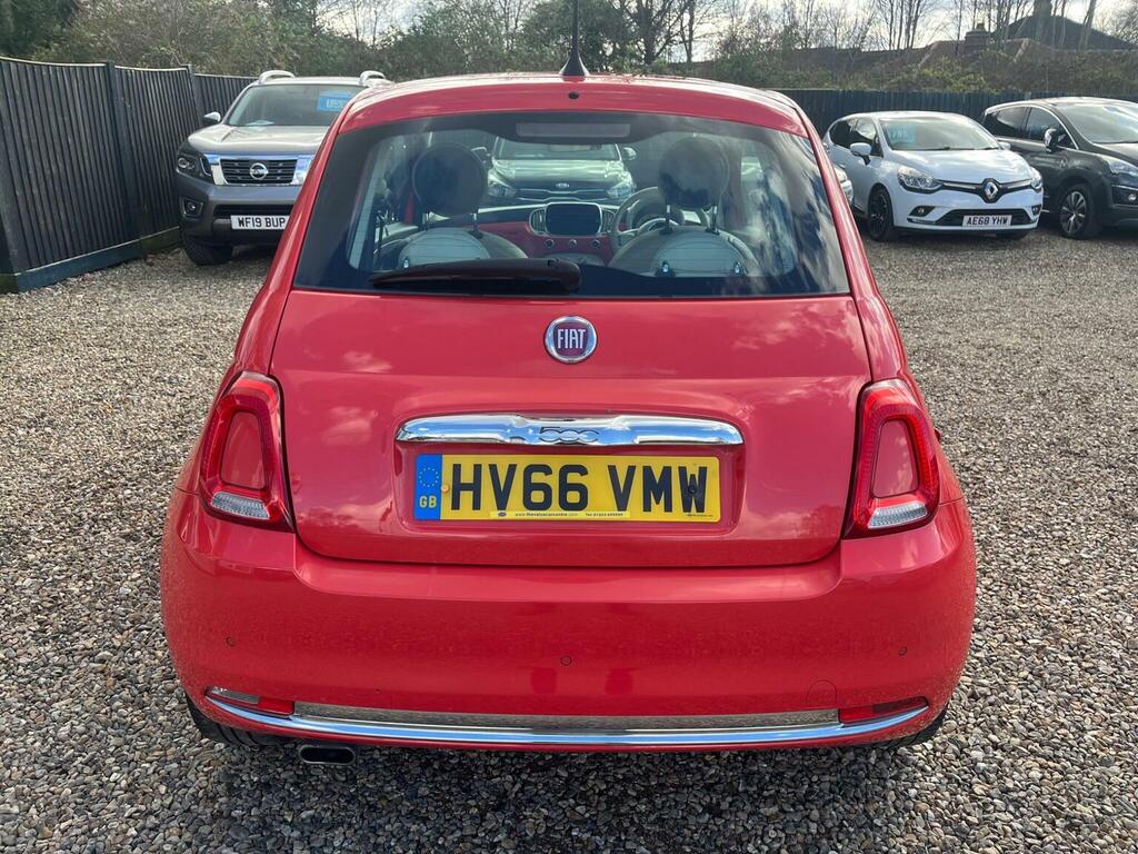 Fiat 500 Hatchback 1.2 Lounge Euro 6 Ss 201666 HV66VMW Pink #5