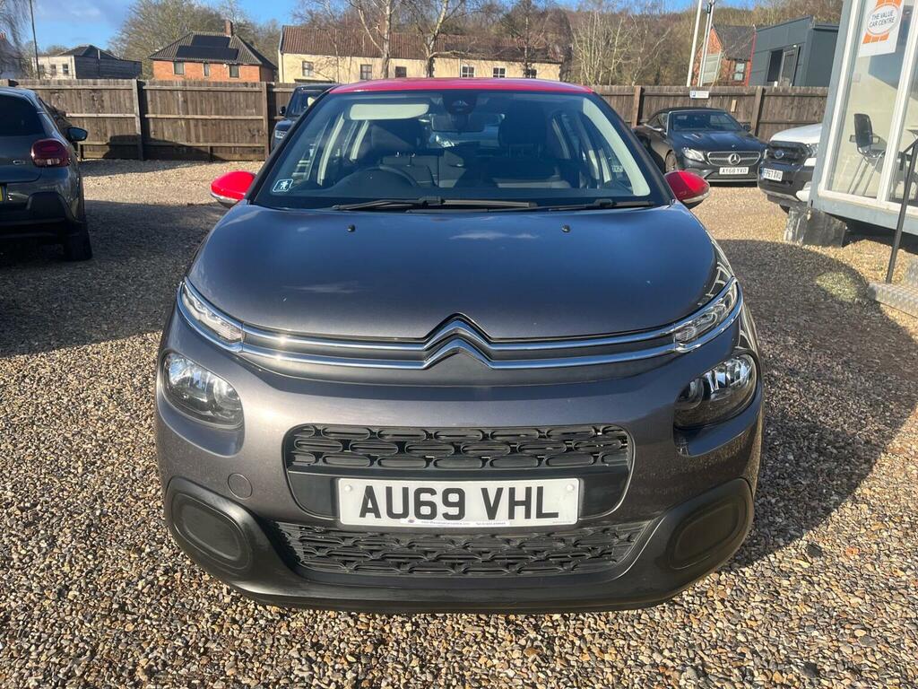 Citroen C3 Hatchback 1.2 Puretech Feel Euro 6 Ss 2019 AU69VHL Grey #2