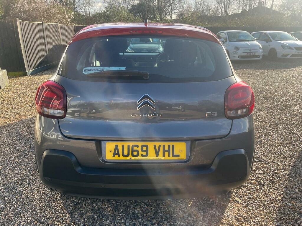Citroen C3 Hatchback 1.2 Puretech Feel Euro 6 Ss 2019 AU69VHL Grey #5