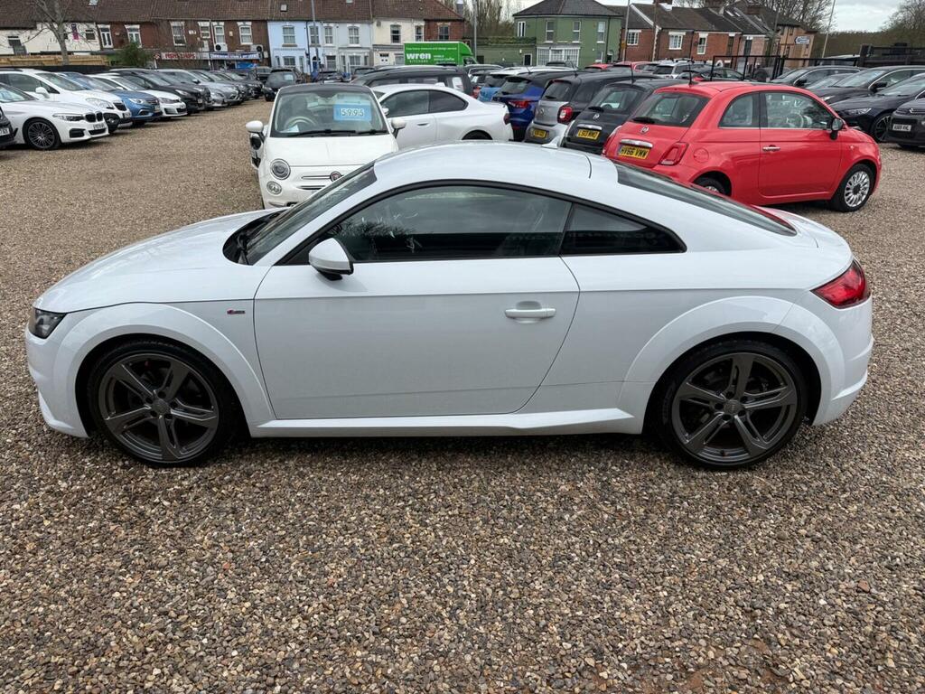 Audi TT Coupe 2.0 Tfsi S Line S Tronic Quattro Euro 6 Ss KM64MKK White #6