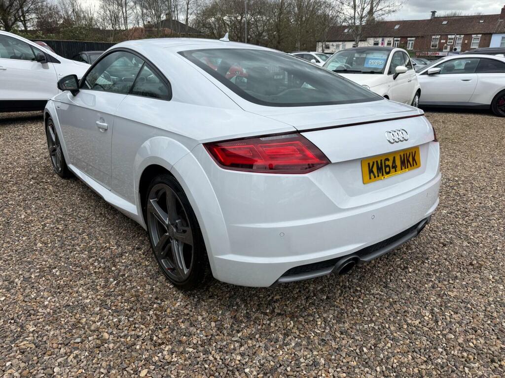 Audi TT Coupe 2.0 Tfsi S Line S Tronic Quattro Euro 6 Ss KM64MKK White #5