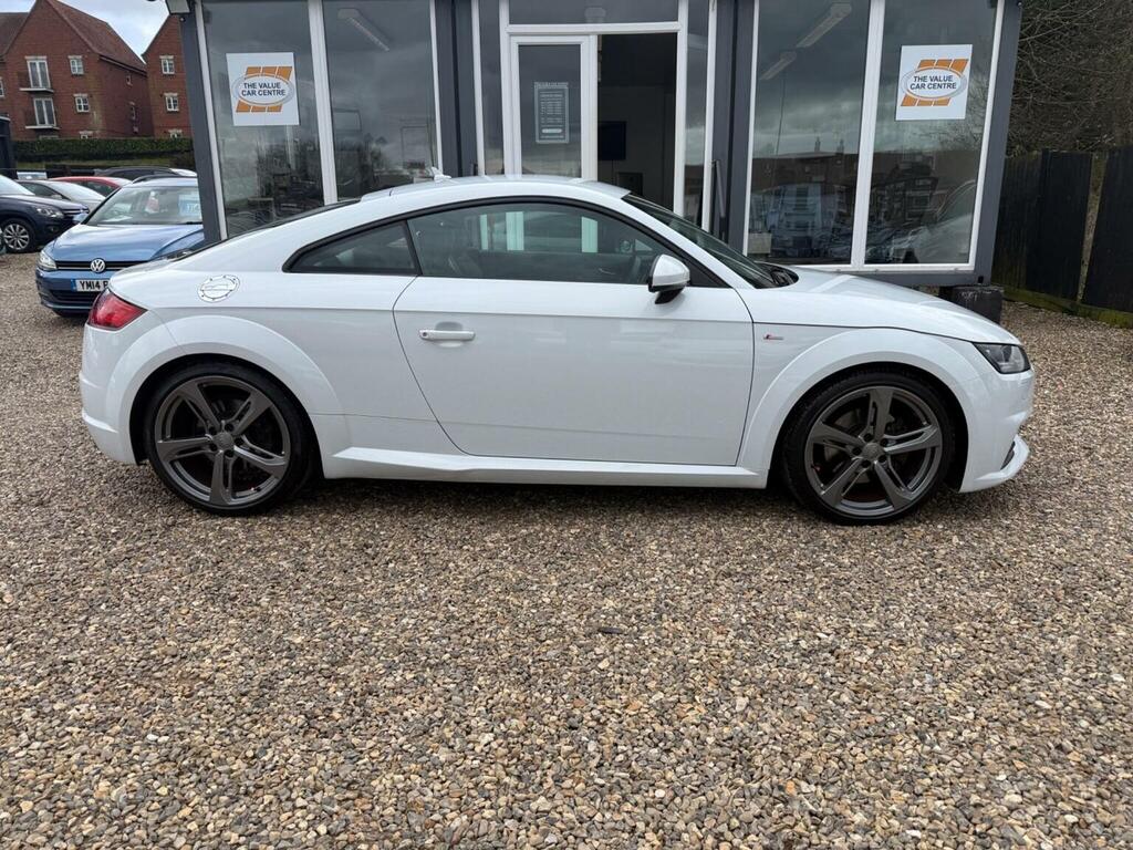Audi TT Coupe 2.0 Tfsi S Line S Tronic Quattro Euro 6 Ss KM64MKK White #2