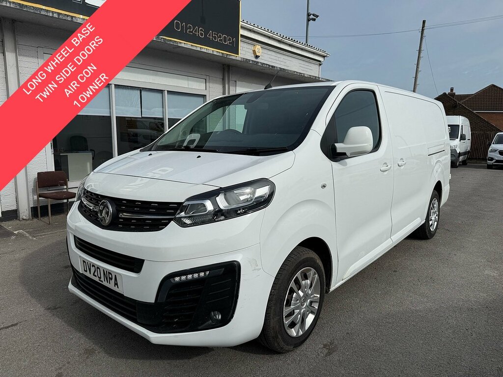 Vauxhall Vivaro 1.5 Turbo D 2900 Sportive Lwb Air Con Van Dies White